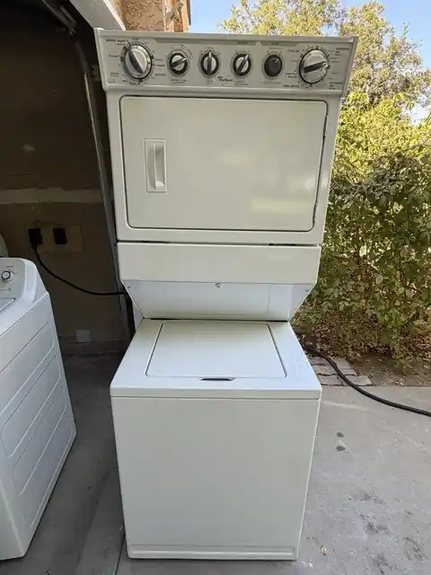 Stackable washer and dryer